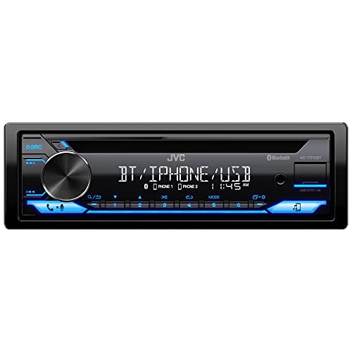 JVC KD-TD72BT Bluetooth Car Stereo Receiver with USB Port – AM/FM Radio, CD and MP3 Player, Amazon Alexa Enabled - 13-Digit LCD Dual-Line Display - Single DIN – 13-Band EQ JVC KD-TD72BT Bluetooth Car Stereo Receiver with USB Port – AM/FM Radio, CD and MP3 Player, Amazon Alexa Enabled - 13-Digit LCD Dual-Line Display - Single DIN – 13-Band EQ